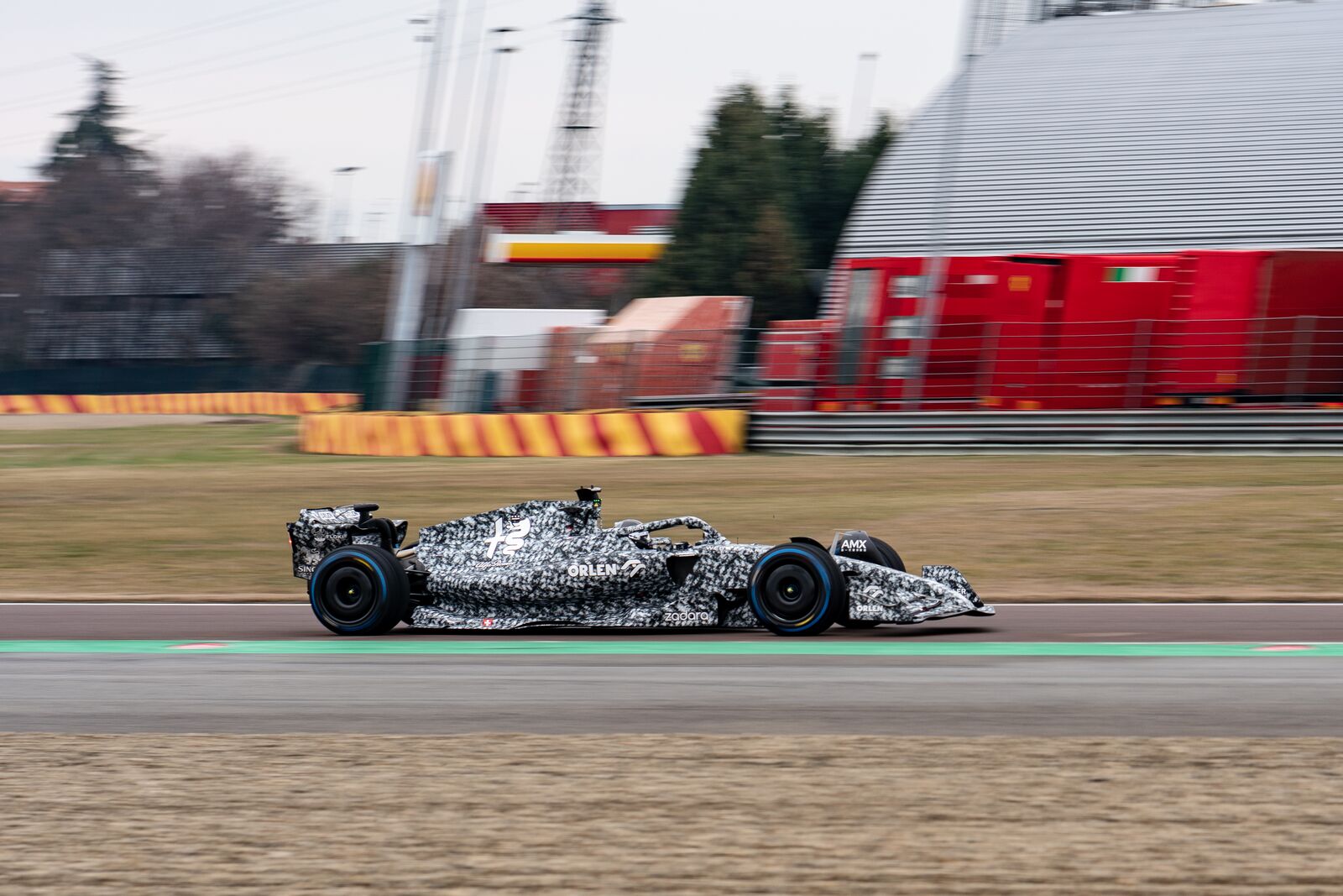 Robert Kubica tests the C42