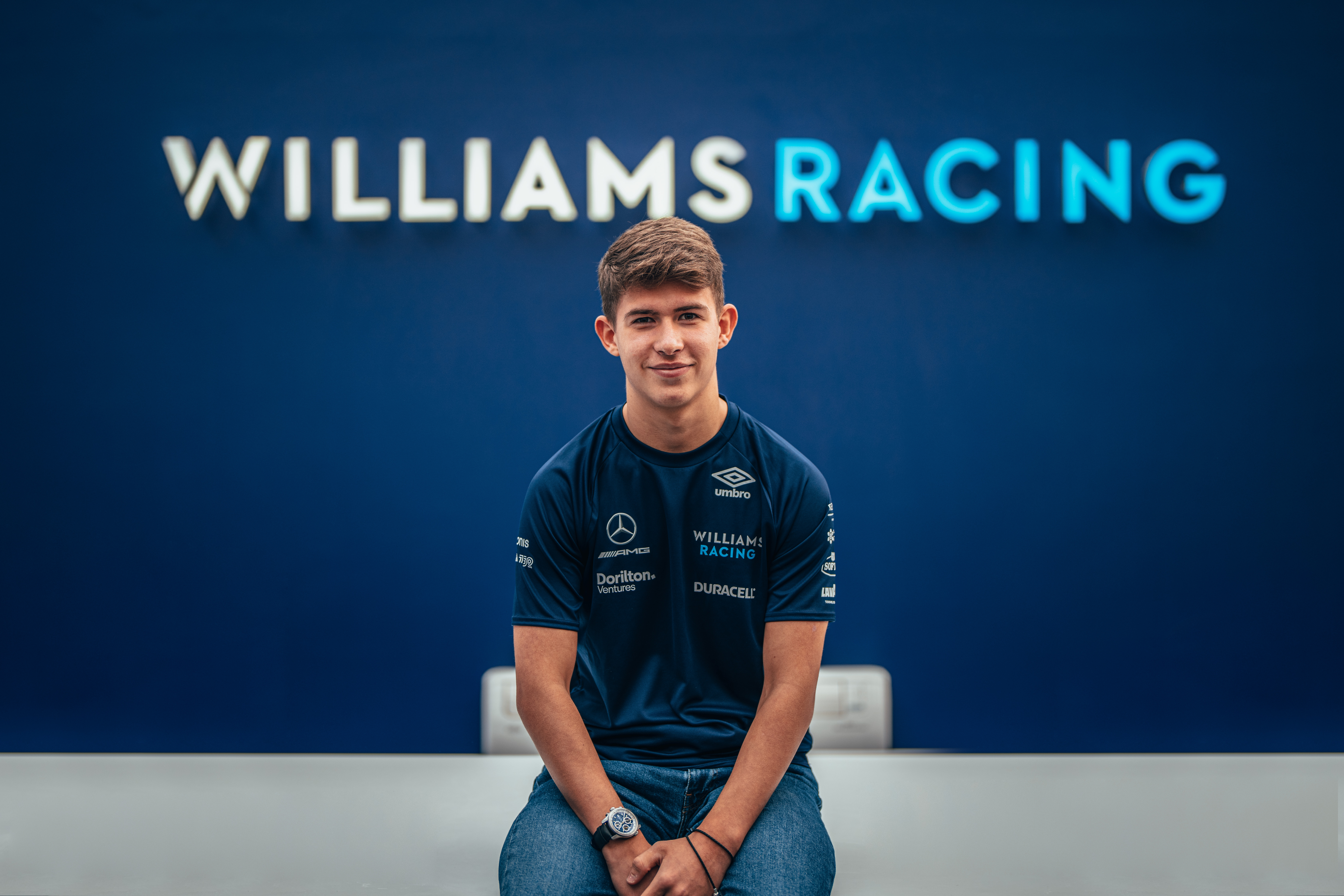 Oliver Gray new to the Williams Racing Driver Academy